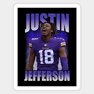 Justin Jefferson Bootleg Magnet